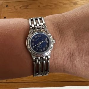 Vintage Anne Klein Bracelet Watch Silver tone
